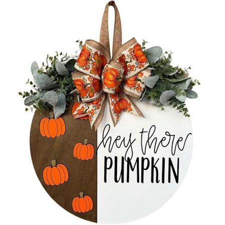 Velkommen hengende skilt tre gresskar skilt tre velkomstplakett