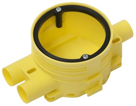 Rutab 1426102 Apparatdosa med roterande monteringsring dubbelgips, Installationsmaterial