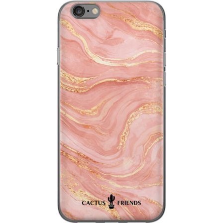 Yhteensopiva Puhelinkuori Apple Apple iPhone 6 Cactus and Friends – RoseGoldFlow