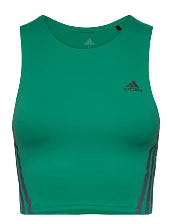 Ri 3S Cool Tank Crop Tops Sleeveless Crop Tops Grønn Adidas Performance*Betinget Tilbud