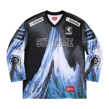 Supreme Long Sleeve Tops Sort, Herre