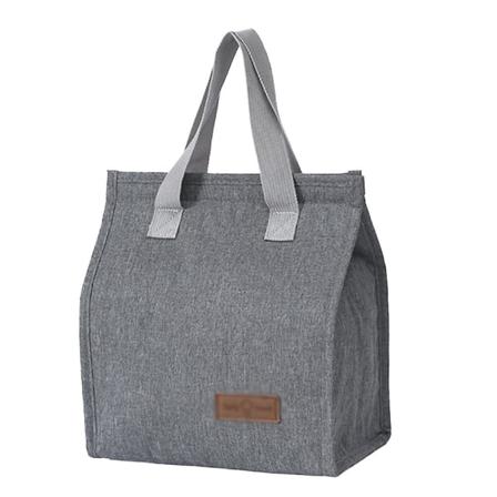 Lunchpåse, Varm Lunchväska Kvinnor, Herr Stor Lunchboxbehållare gray