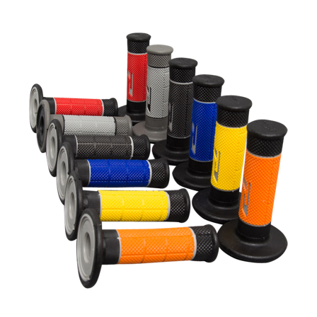 Poignées Progrip Slim Semi-gaufrées Gris