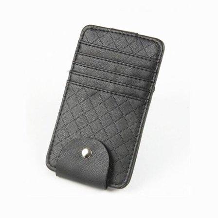 Bil Auto Solskydd Glasögon Förvaringshållare SVART