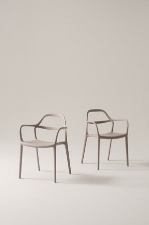 Jotex - Armstol 2-pk Beige - KARLABY - Kjøp Spisestoler & kjøkkenstoler hos Jotex