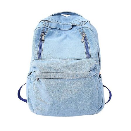 Denim Simple Outdoor Rygsæk(Lyseblå)