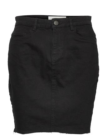 Nmbe Callie Hw Dnm Skirt V135Bl Bg Black NOISY MAY