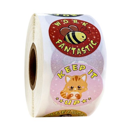 500 klistermärken - Djurmotiv - Cartoon multifärg