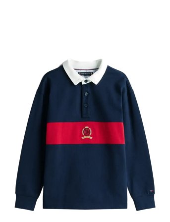 Tommy Hilfiger | Crest Graphic Polo Ls | 128