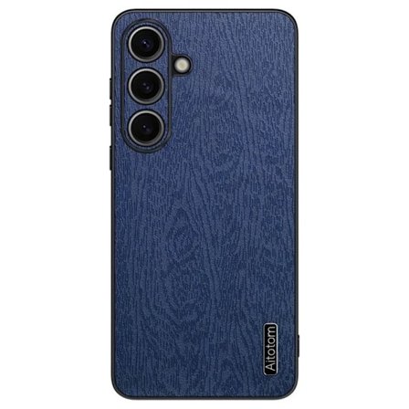 Samsung Galaxy S25 Casewith Wood Texture - Blue