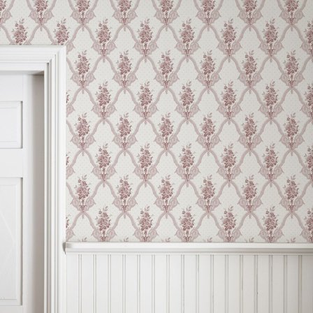 Duro Tapet, Magasinet 693-01 Gammalsvenska QuickUp, L, Röd, Färg & tapeter