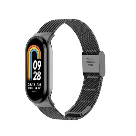 Stilrent Xiaomi Mi Band 8 klockarmband - Svart