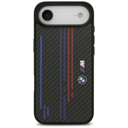 BMW M Kevlar Lines & Logo MagSafe Case for iPhone Air - musta