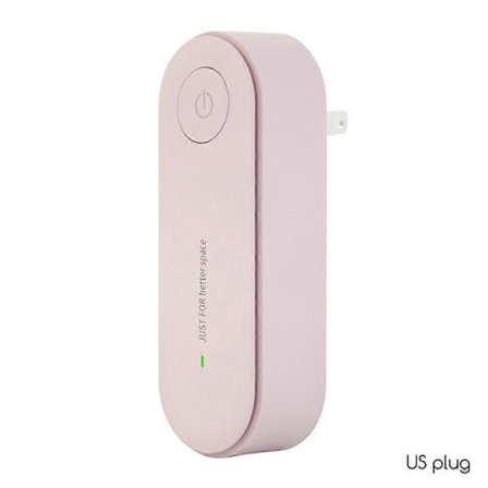 Trådlös Ultraljudsmedel mot Kvalster, Uppladdningsbar Tyst Kvalsterrengörare för Sovrum, Sängkläder, Allergilindring Rosa