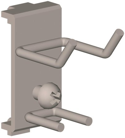 Treston 85322851 Lednyckelkrok R10, 5-pack 33x17 mm, Garageinredning & förvaring