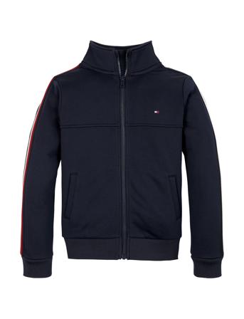 Global Stripe Reg Tracksuit Tops Sweat-shirts & Hoodies Sweat-shirts Navy Tommy Hilfiger