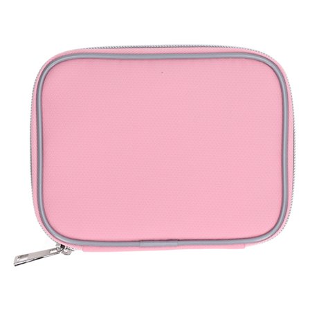 Pieni palamaton laukku, korkea lämpötilan kestävä silikonifiberlasikangas, vedenpitävä, kosteudenpitävä, palamattomat asiakirjalaukut, pinkki