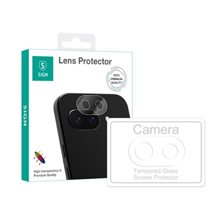SiGN hærdet glaslinsebeskytter til Google Pixel 9a