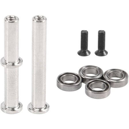 2 stk. Styresøjle med Leje til 144001 144010 124016 124017 124019 Fjernstyret Bil Opgradering Dele Tilbehør