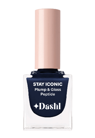 DASHL Stay Iconic Plump & Gloss Peptide Nagellack Unisex Blå 10ML