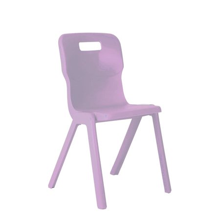 All-in-one plastic chair TITAN, H 350 mm, purple