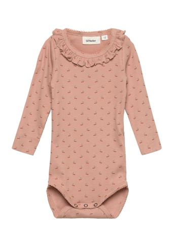 Nbfgago Ls Slim Body Aop Sep Lil Pink Lil'Atelier