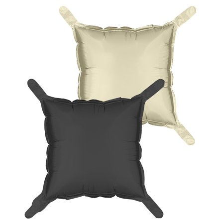 Kuddballonger Svart/Beige 4-pack