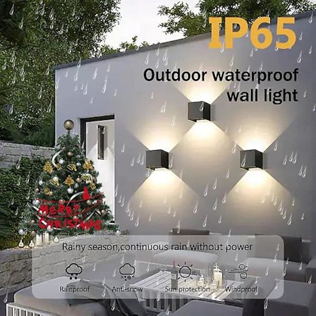 Led Udendørs Indendørs Op Ned Ip65 Vandafvisende Vægskinne