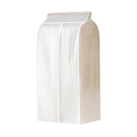 2 stk. Gennemsigtigt garderobeskab tøjbetræk, mølsikkert, stor størrelse hængende tøjbetræk 60*30*110CM