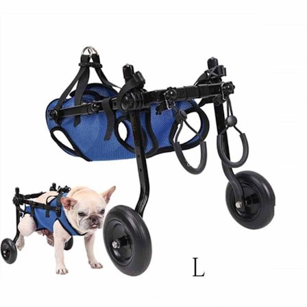 Justerbar hundekørestol Mobility Aid Trolley L