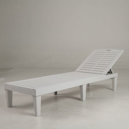 COSTWAY 2 kpl Ulkokäyttöön Sopivia Makuutuoleja, Säädettävät Selkänojat 4 Asetukselle, Uima-altaalle, Verannalle, Patiolle, Valkoinen