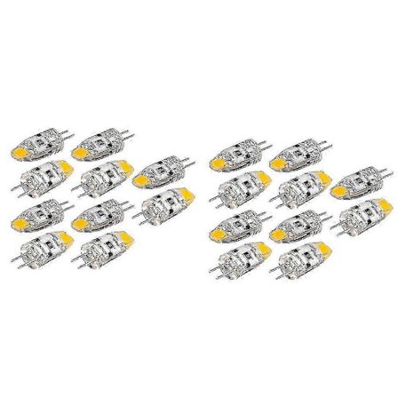 20x G4 LED-pære 12V DC Dæmpbar Cob LED G4-pære 1,5W 360 Graders Vinkel Til Erstatning Af 15W Halogenpære (wa (FMY)
