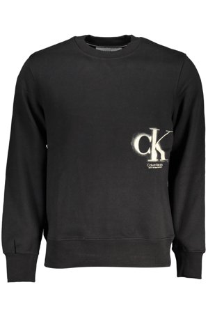 Calvin Klein Felpa Senza Zip Uomo Nero