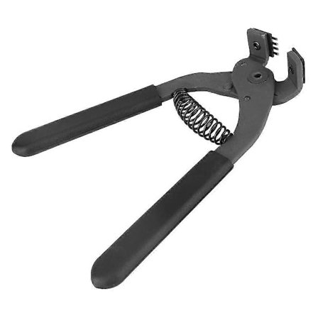 Nahkaiset hiljaiset pihdit hiiliteräksestä, nahkatyökalut, rei'itystyökalu, ompelutaltta vyölle ja lompakolle