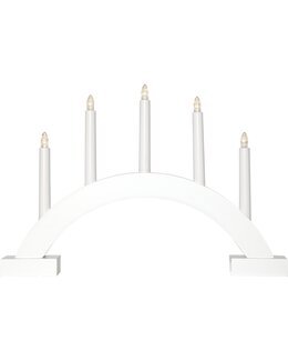 Star Trading Adventsljusstake LED Abbe Vit - Jul