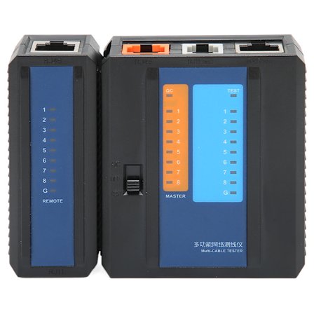 RJ45 netværkskabeltester Multifunktionel netværkskabeltesterværktøj til RJ45 RJ11 RJ12 CAT5 CAT6 CAT7 CAT8