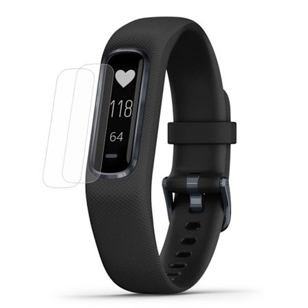 Garmin Vivosmart 4 HAT PRINCE kristalli kirkas pehmeä silikooninen näyttö suojakalvo - Transparentti 2kpl