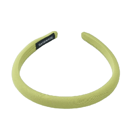 Complement Diadem Satin 1,5 Cm Hårband Dam Grön