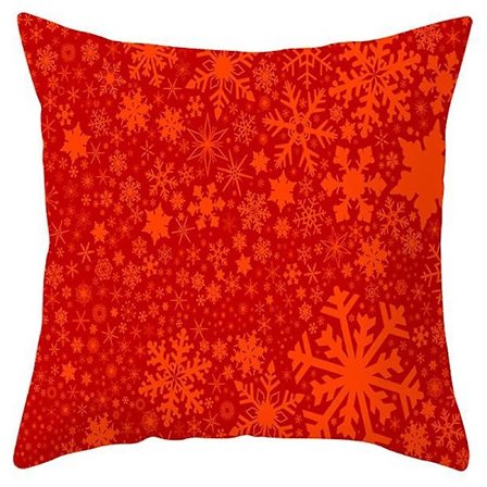 Glædelig Jul Røde Puder Jule Pudebetræk Pudebetræk Sofa Hjem Bil Dekoration