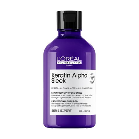 L'Oréal Professionnel Keratin Alpha Sleek Keratin Alpha Sleek Shampo 300ml - Shampoo Lisciante