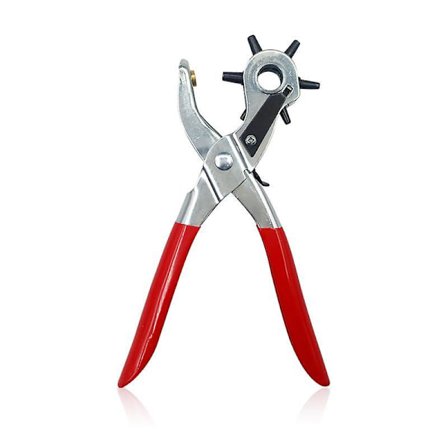 Leather Belt Hole Punch Plier Eyelet Puncher Revolution Sewing Machine Bag Setter Tool Watchband Strap Household Leathercraft