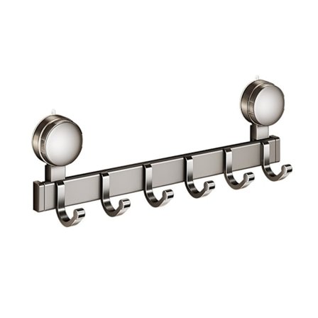 Kraftige sugekopper | Multifunktionel køkkenvægshænger, badeværelsesorganisator krog til opbevaring af badekåber og håndklæder - Holdbar 