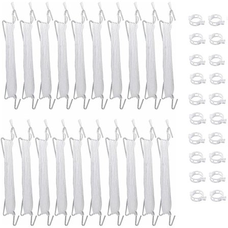 Tomatstøtte kroge med tomatclips, J-kroge, vin kroge til at forhindre tomater i at blive klemt eller falde med snor