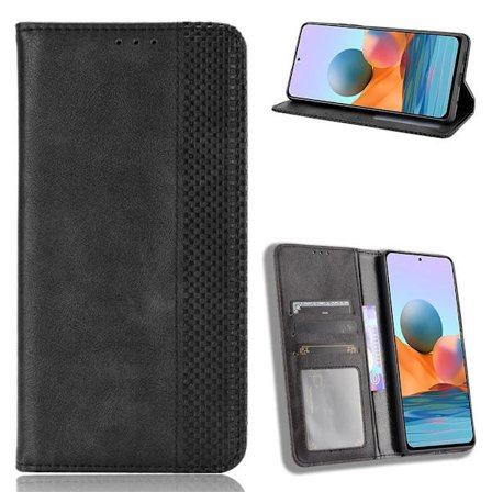 Bofink Vintage läder Xiaomi Redmi Note 10 Pro / Xiaomi Redmi Note 10 Pro Max fodral - Svart