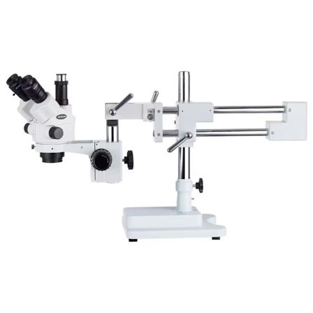 Stereozoommikroskop 7–45x med dubbel arm - AmScope