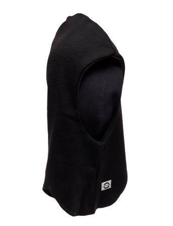 Wool Fullface - Solid W. Windstop Accessories Headwear Balaclava Musta Mikk-Line