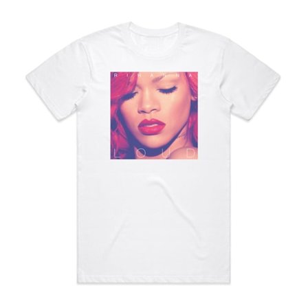 Rihanna Loud 2 Album Cover T-Shirt Hvid