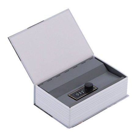 Mini sikkerhedskasse originalitet simulation bogform opbevaring KLB