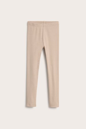 Kappahl | Prążkowane legginsy | Beżowy