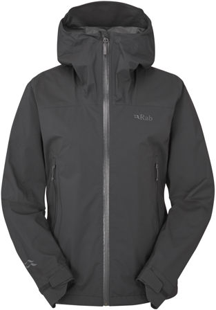 Rab W's Downpour Light Jacket Anthracite